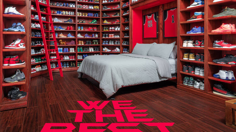 Sleep inside DJ Khaled's legendary sneaker closet, now on Airbnb