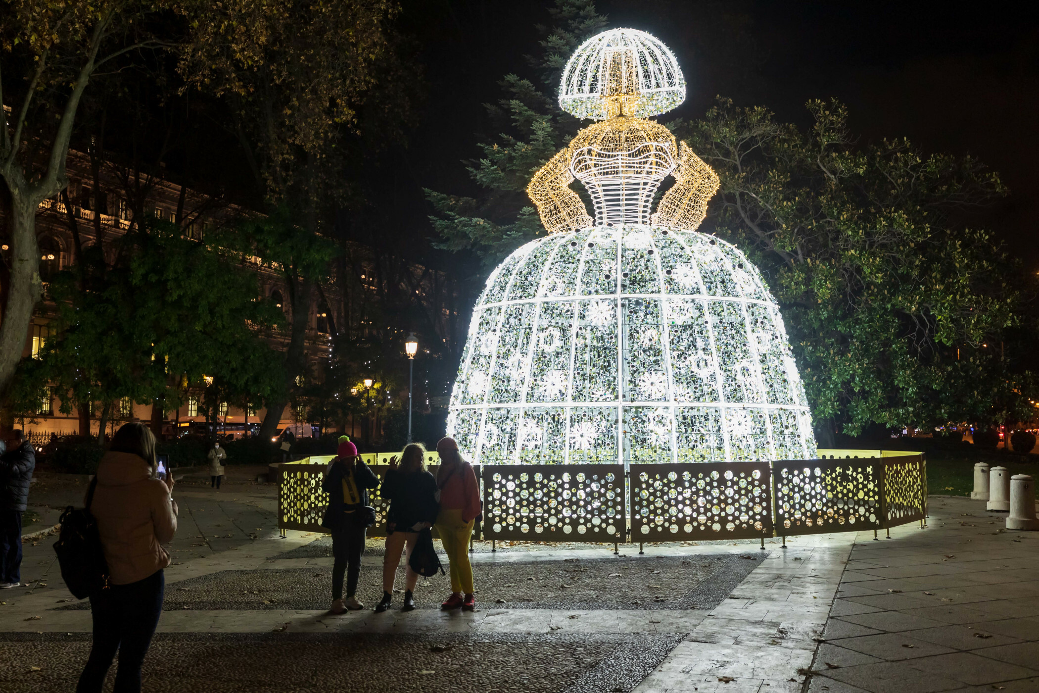 Menina Gigante luces navidad Madrid