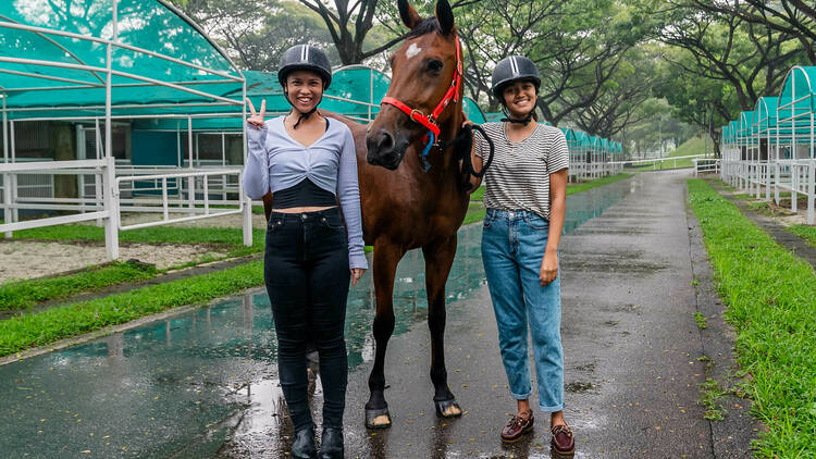 Time Out Tries Horse Riding