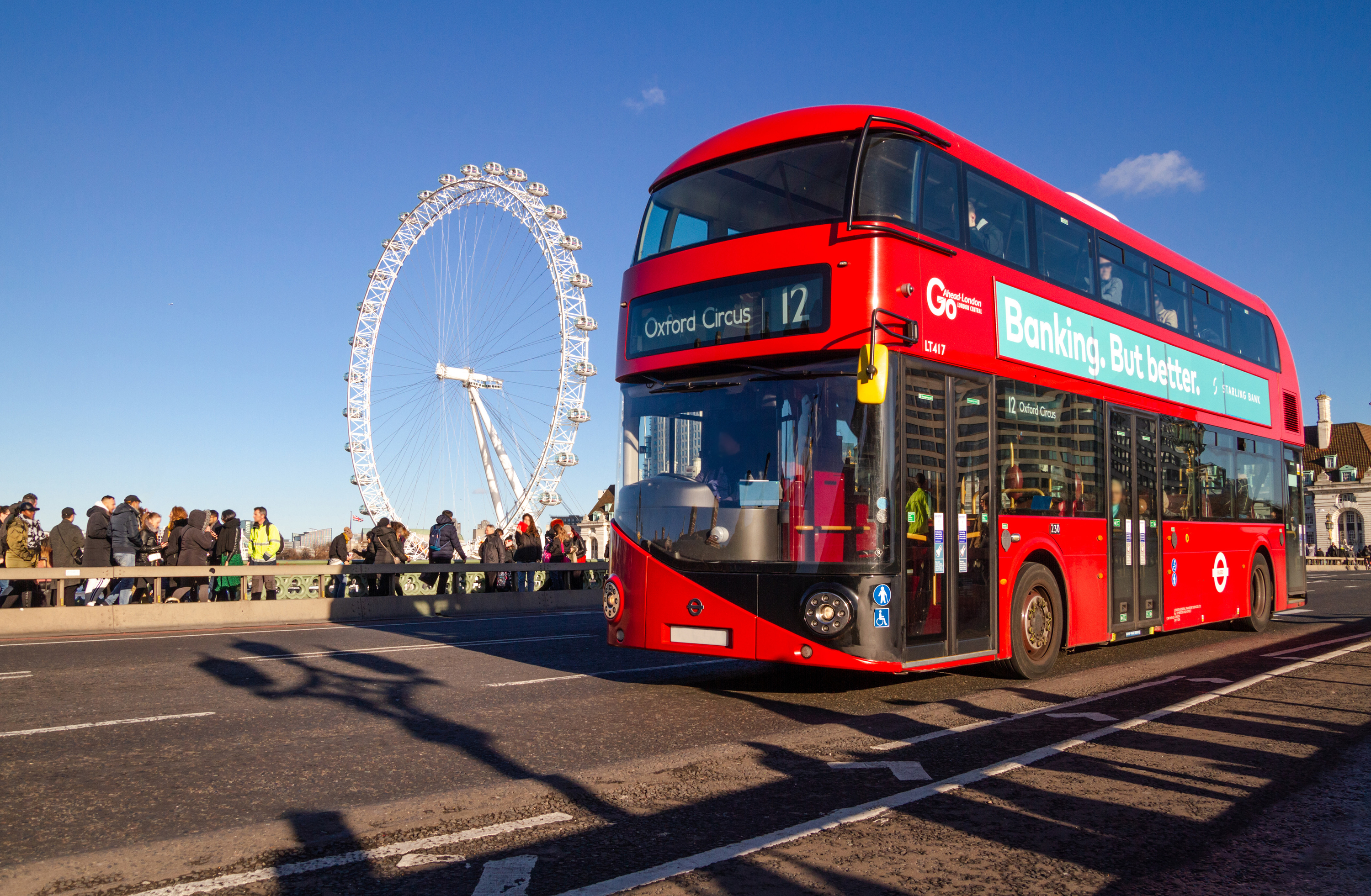 New digital displays are being trialled at London bus stops