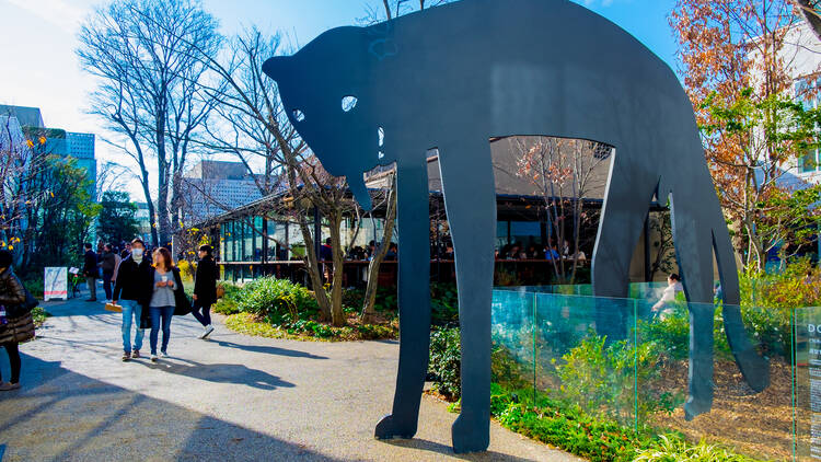 The garden area at Daikanyama T-site