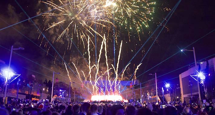 Espectacle de Cap d'Any a la Font M&agrave;gica de Montju&iuml;c