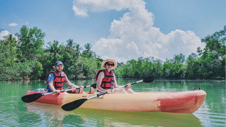 kayaking - adventures by asian detours