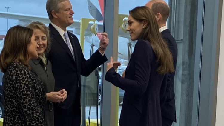 Prince William and Kate make first appearance in Boston. 