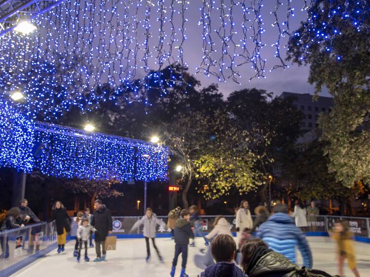 Pista de hielo en L'illa Diagonal