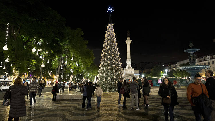 Luzes de natal em Lisboa 2022