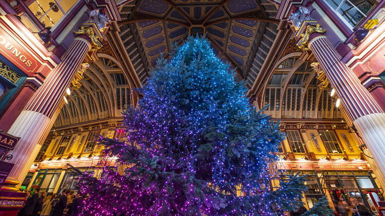Leadenhall Market's 2022 Christmas tree
