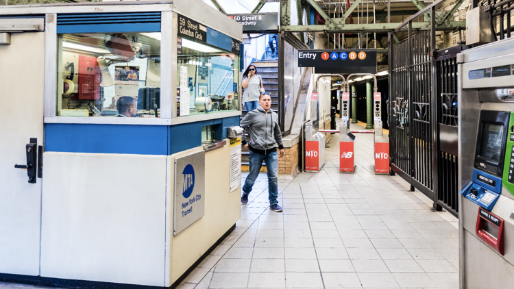 Subway booths