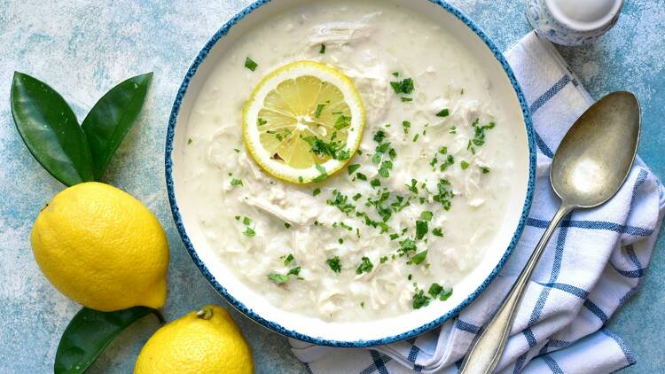 Avgolemono at Greek Islands