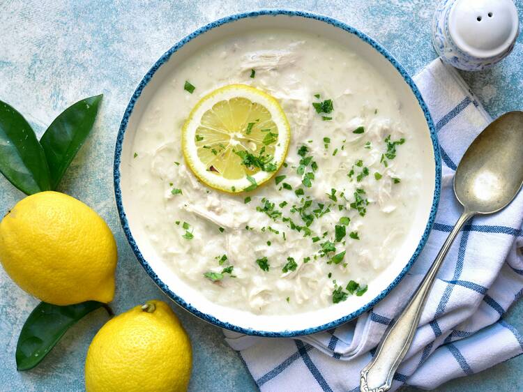 Avgolemono at Greek Islands