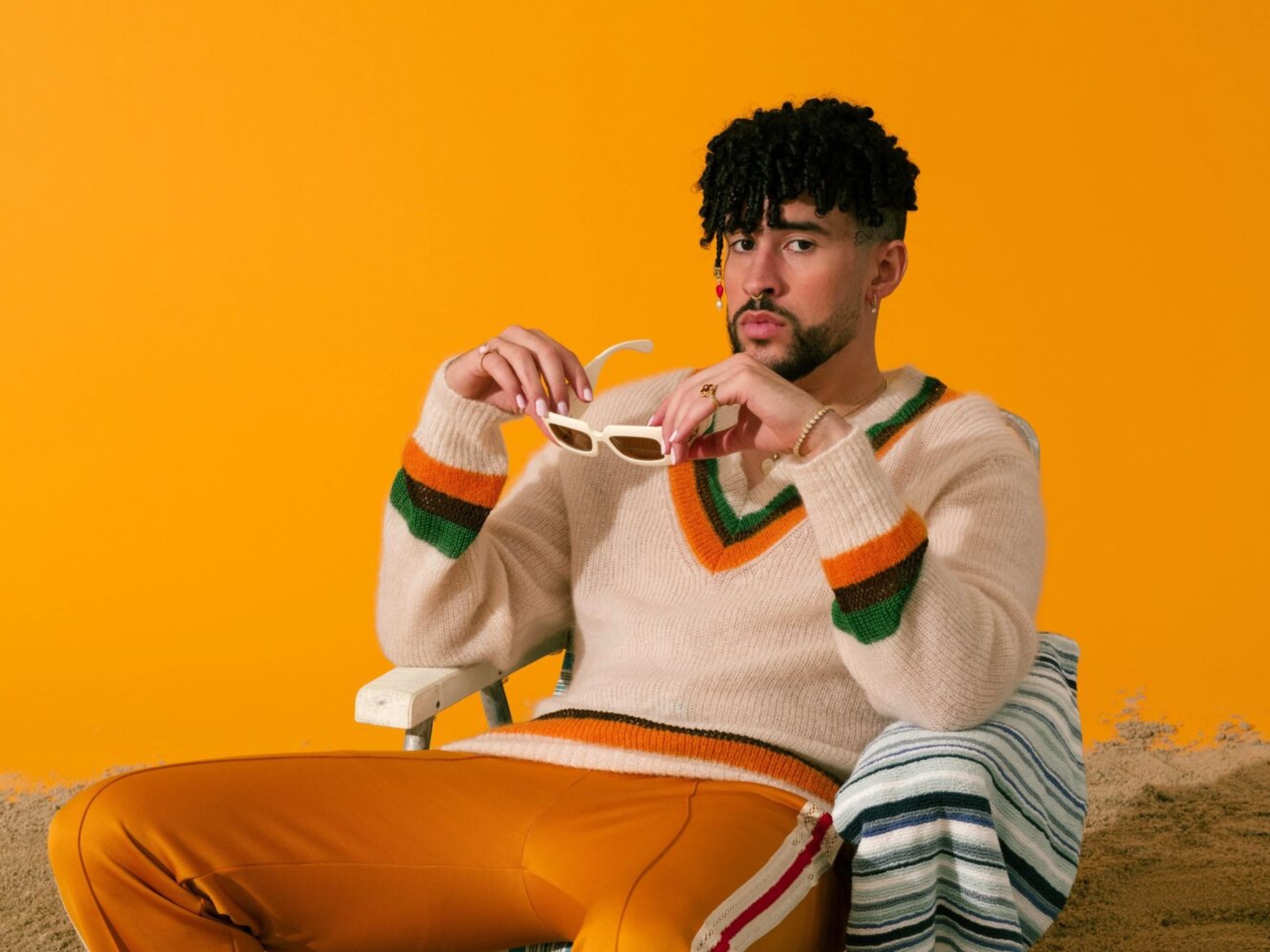 A Bad Bunny-themed photo booth experience is popping up in Brooklyn this weekend