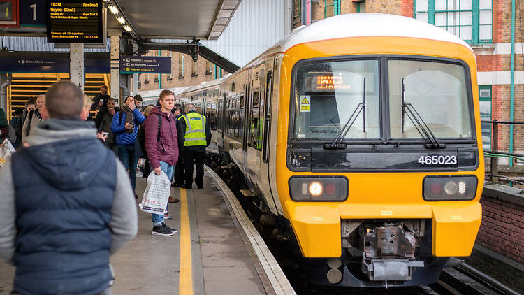 Train at station