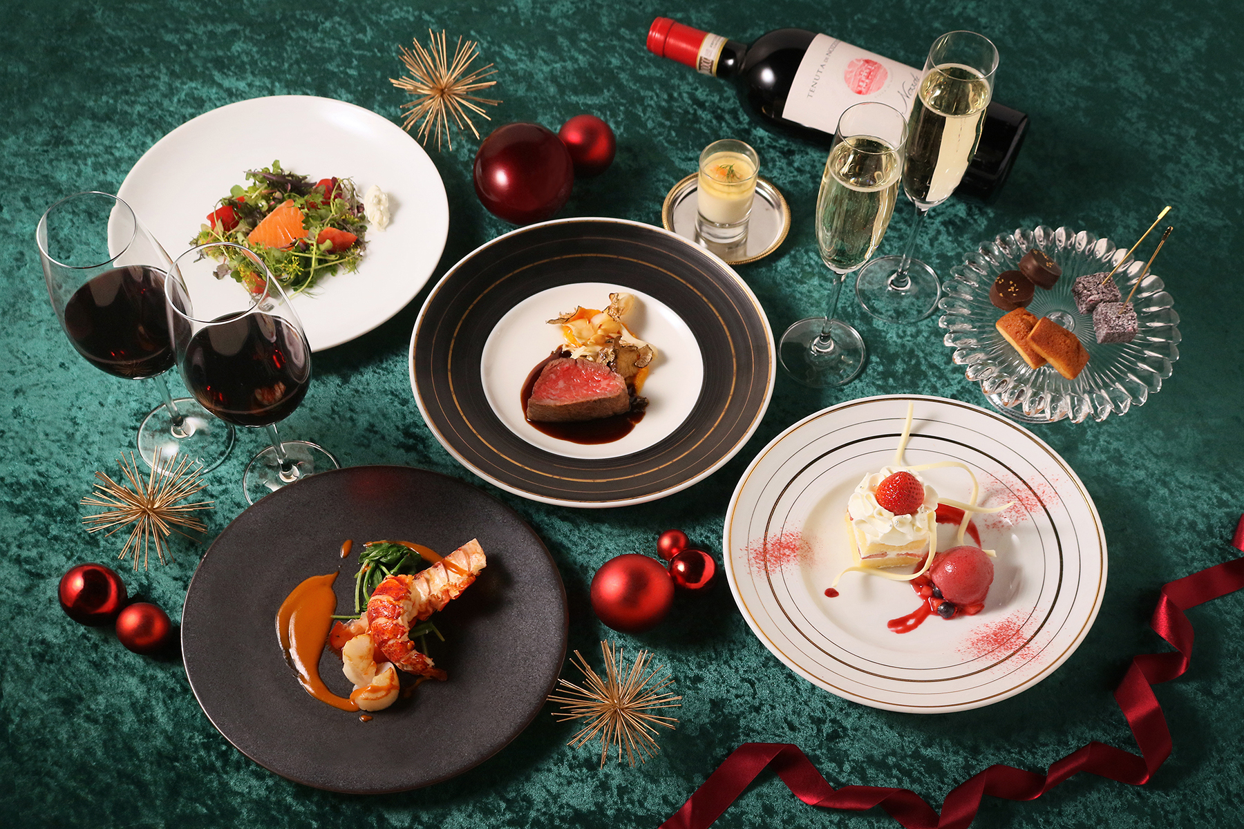 Restaurant Christmas Dinner Sets Melbourne Passionfruit Yule Log