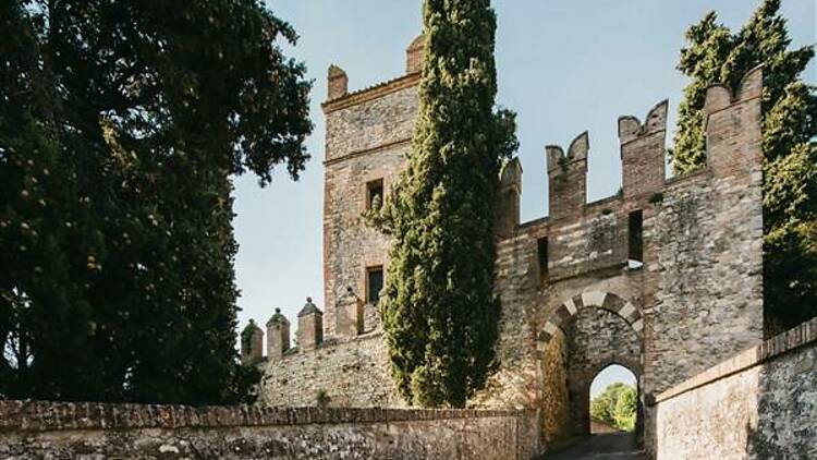 Palazzo Boccadiferro citadel in Castello di Serravalle, Italy