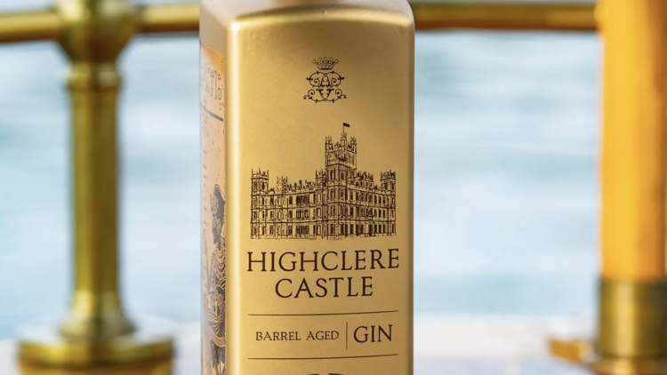 Special edition Highclere Castle gin