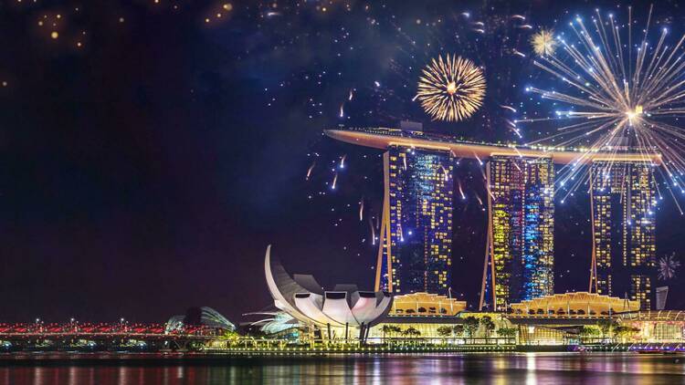 2023 Countdown in the Sky at Marina Bay Sands