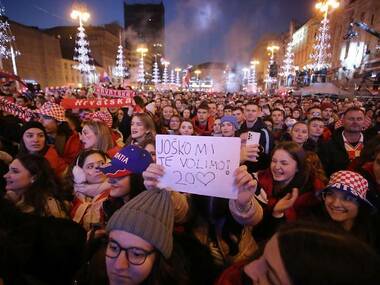 Croatia’s World Cup heroes given a festive homecoming Croatia’s World Cup heroes given a festive homecoming