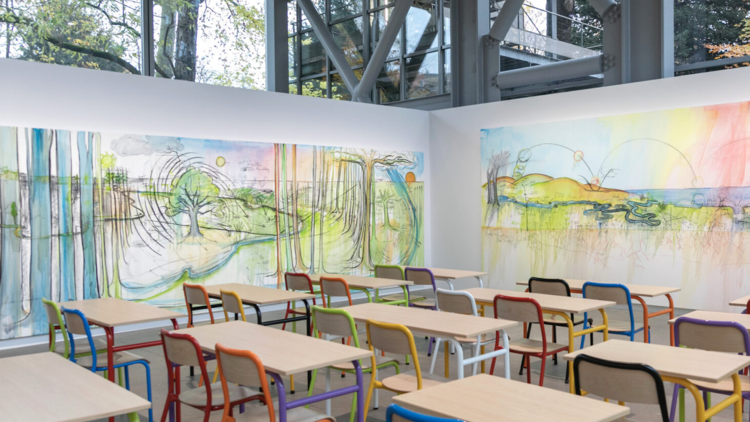 Pour voir la Fondation Cartier transformée en école