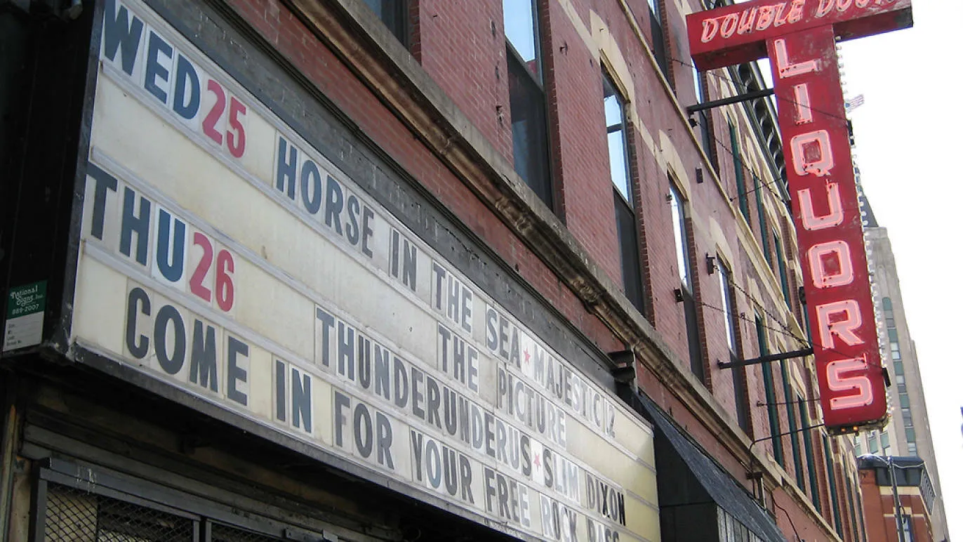 The exterior of Double Door