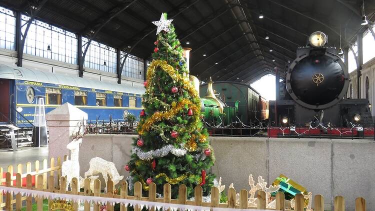 Tren de Navidad Museo del Ferrocarril.