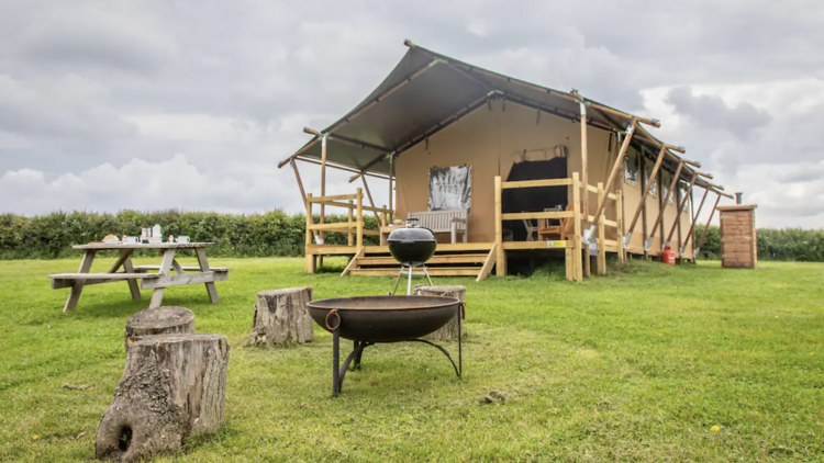 The glamping experience in Gambledown Farm