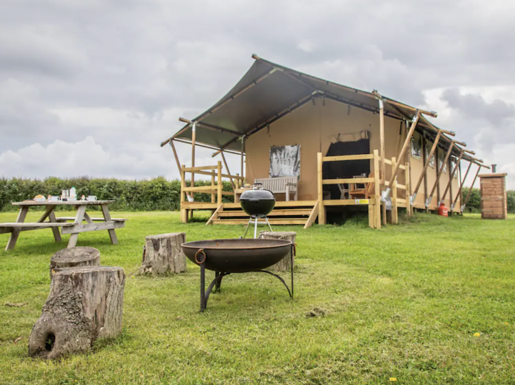 The glamping experience in Gambledown Farm