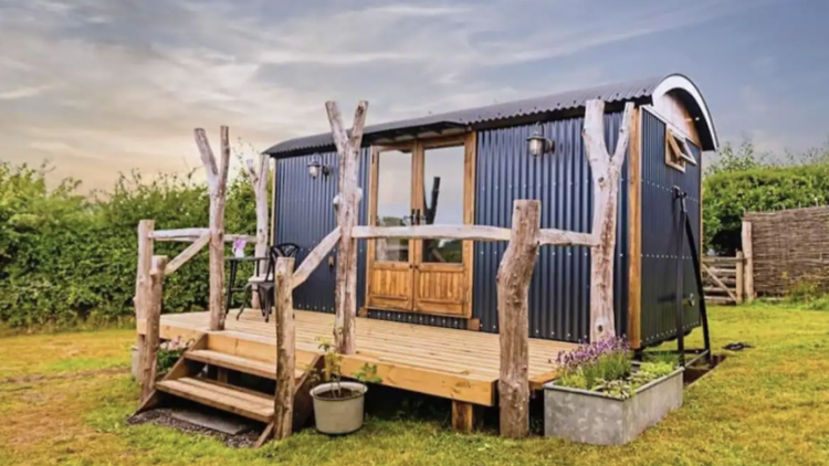 The shepherd’s hut in Lyndhurst