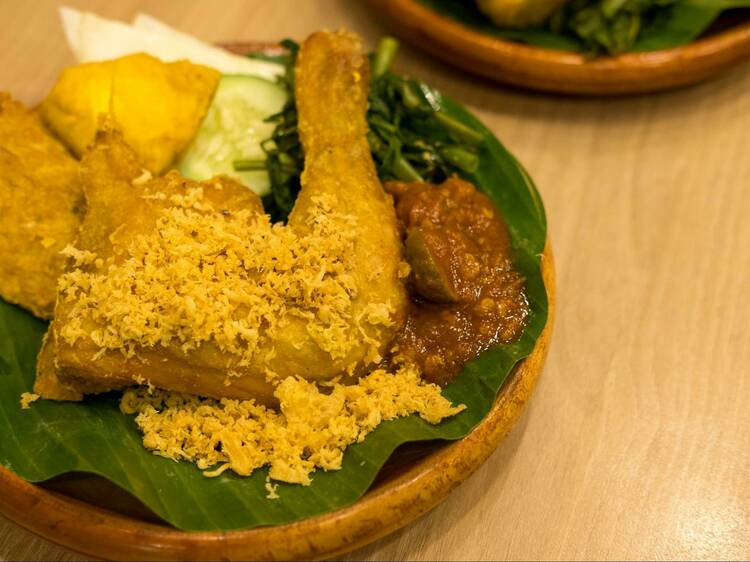 5. Ayam Penyet RIA - Indonesian crispy fried chicken