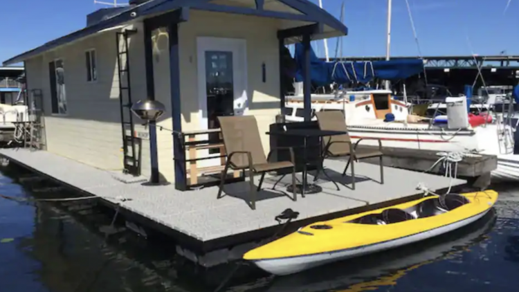 The Sleepless in Seattle houseboat in Westlake