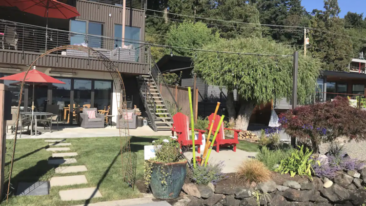 The waterfront home in Kirkland