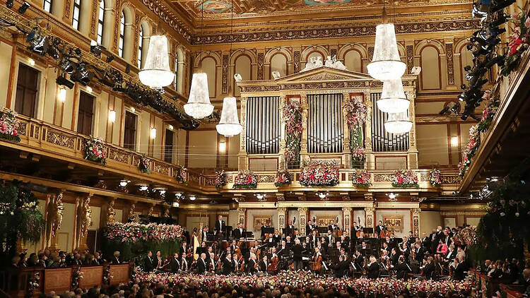 Orquesta Filarmónica de Viena en la Sala Dorada del Musikverein