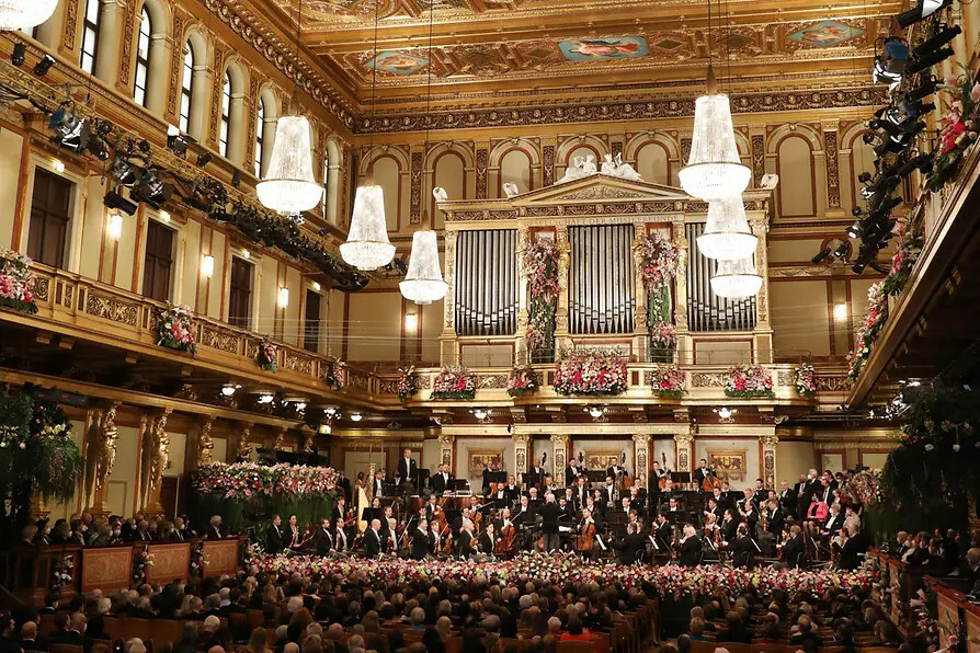Orquesta Filarmónica de Viena en la Sala Dorada del Musikverein