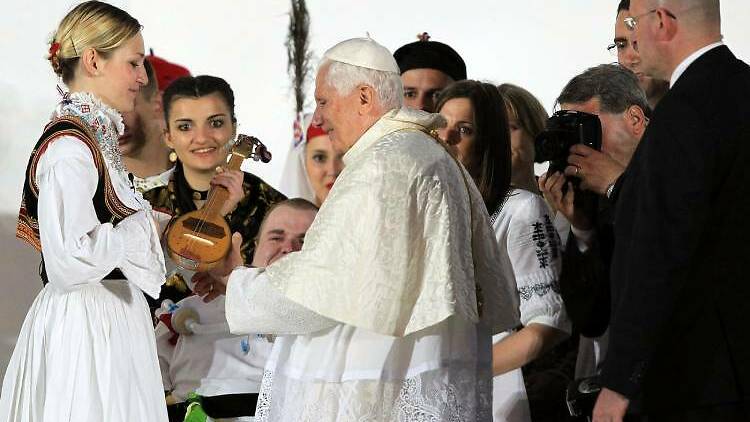 Pope Benedict in Zagreb
