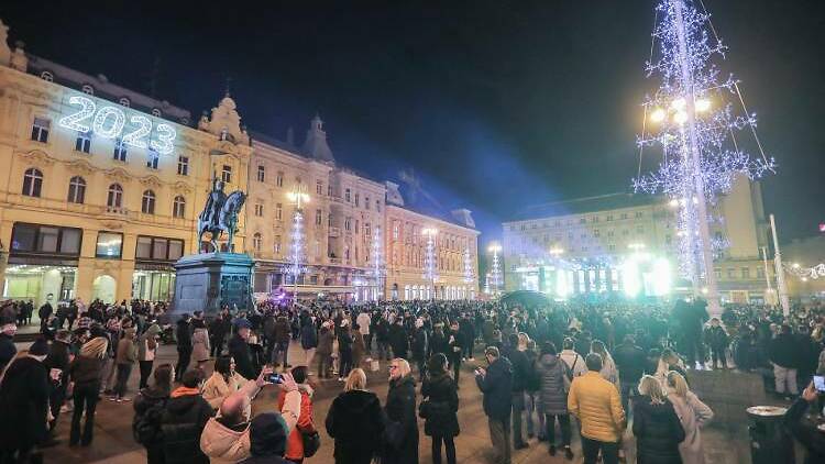New Year celebrations in Zagreb