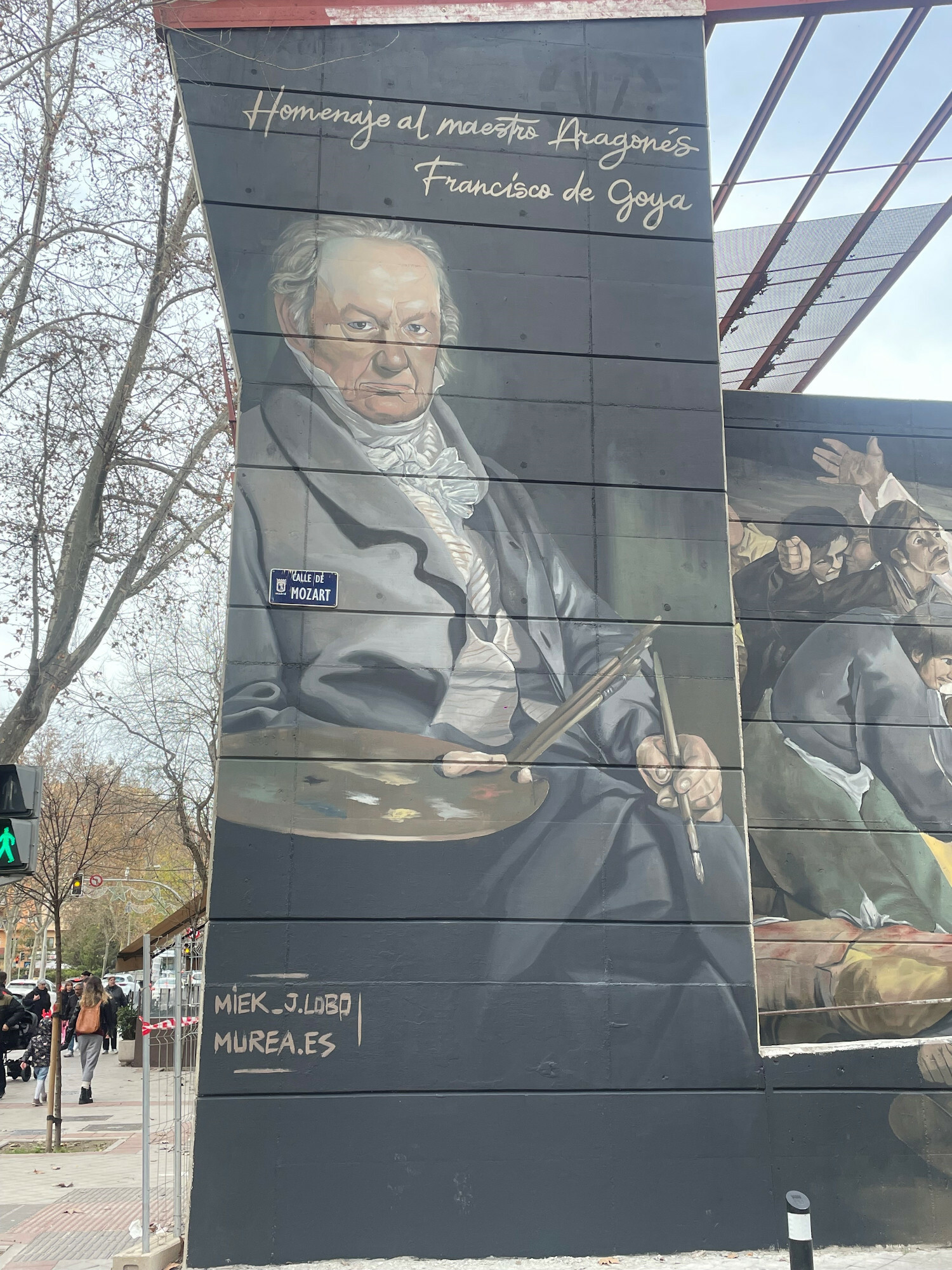 Mural Goya los fusilamientos 3 de mayo