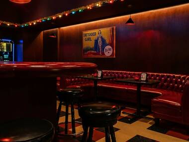 Tiny's Hi-Dive Bar area Tiny's Hi-Dive Bar area