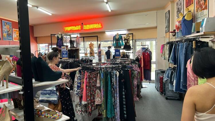 A second hand clothes shop