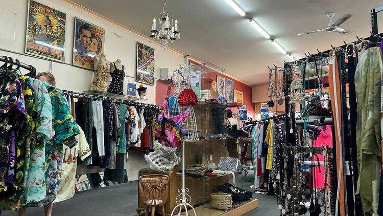 A second hand clothes shop