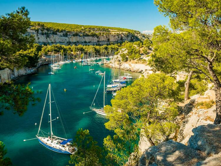 Boat tours of the Calanques