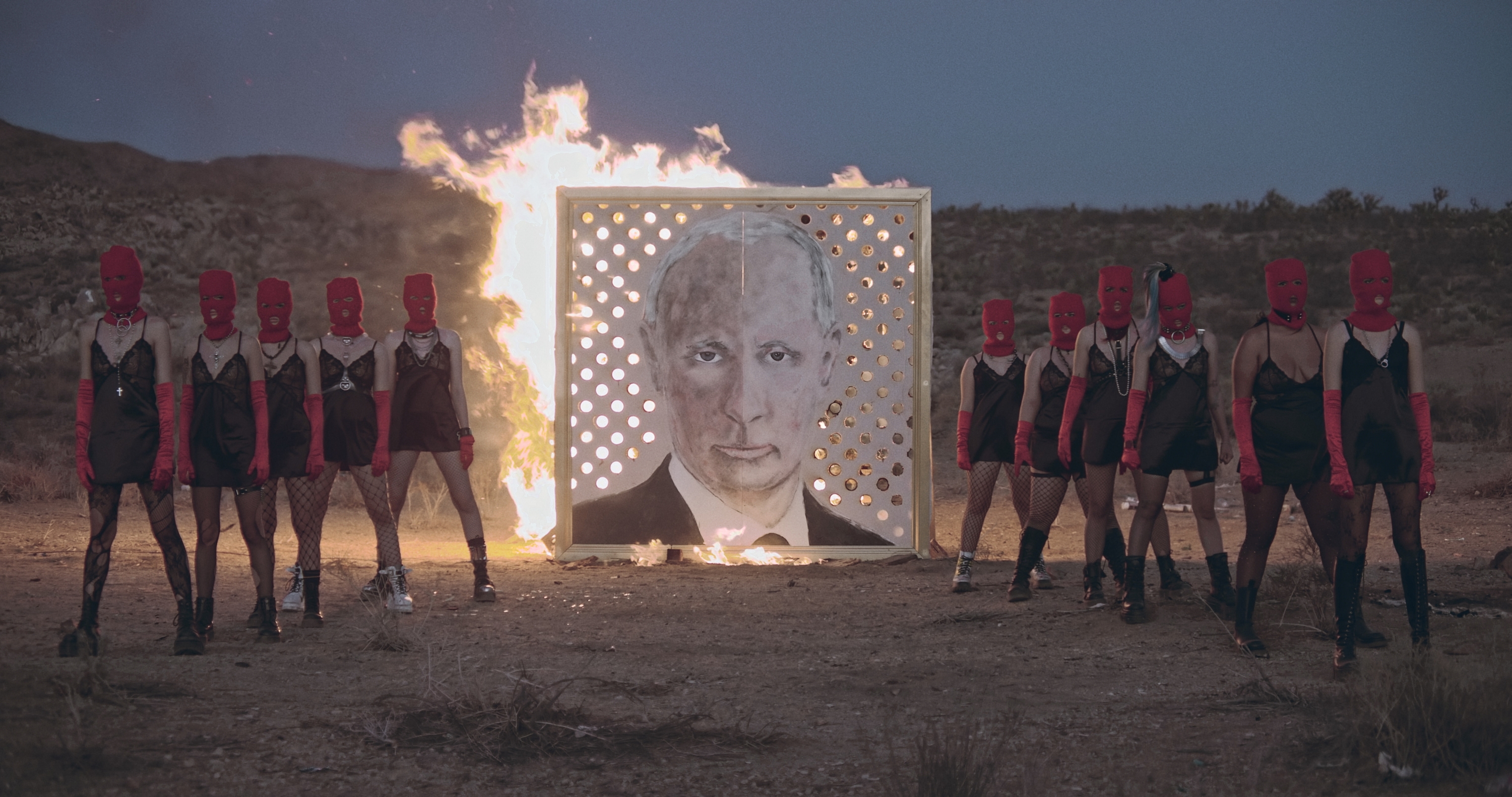 Putins ashes art exhibit
