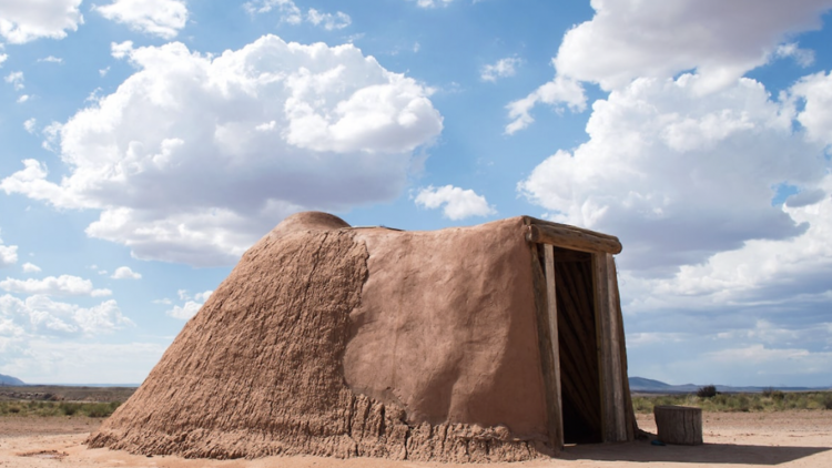 The earth home in Cameron, Arizona