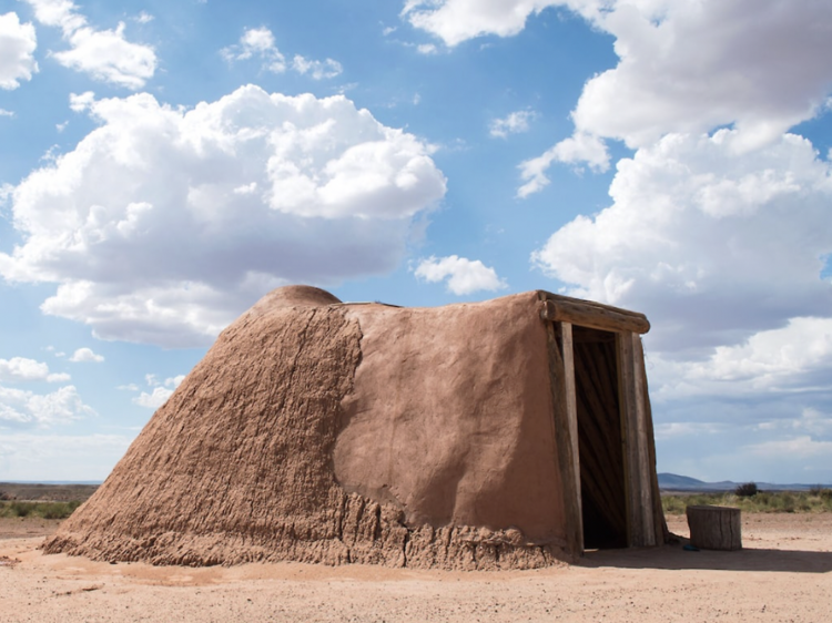 The Hogan Earth home in Cameron, Arizona