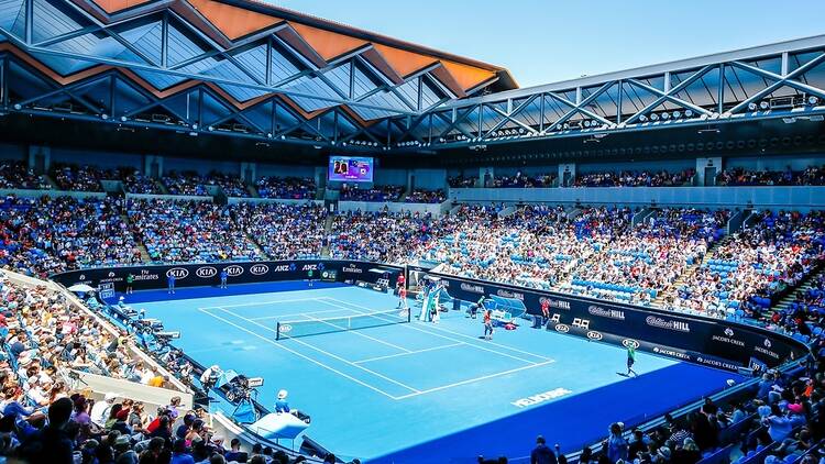 The Australian Open arena.