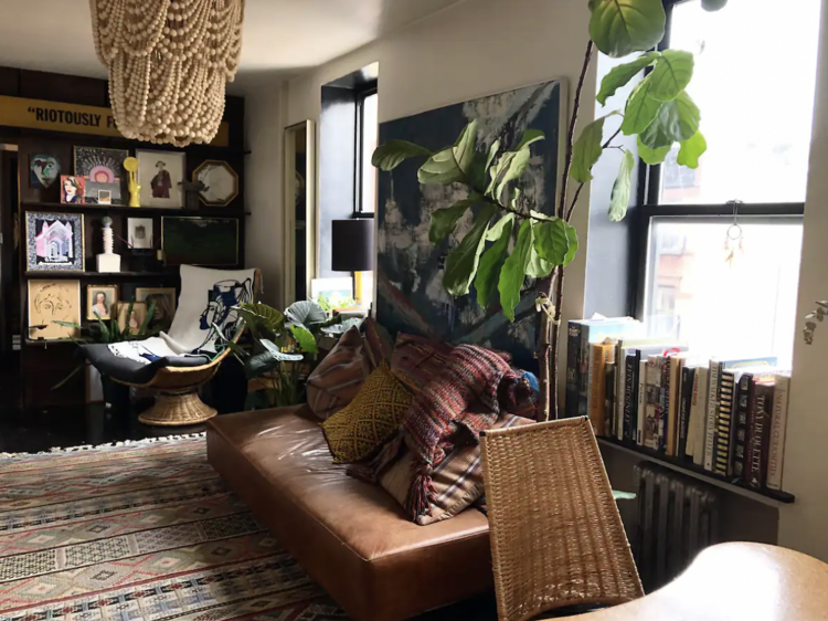 The artist's loft in Central NY