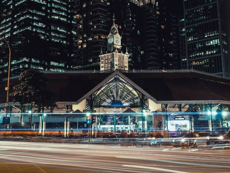 Stay for satay at Lau Pa Sat