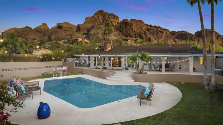 The desert resort in Paradise Valley