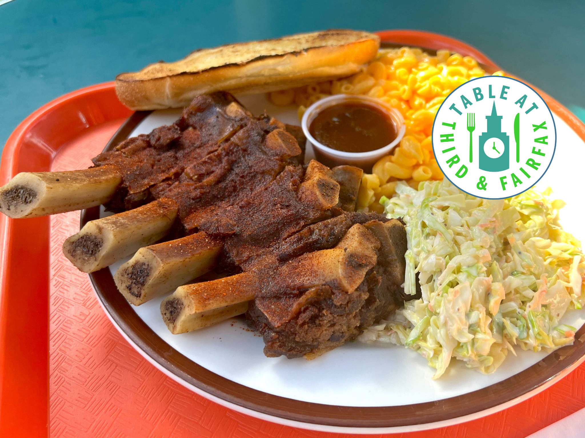 Table at Third & Fairfax: Bryan’s Pit Barbeque and Rick’s Produce