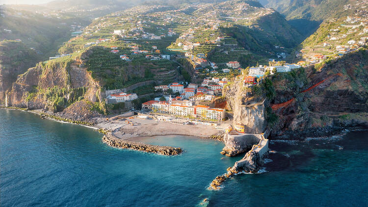 Ponta Do Sol Village During Sunset, Madeira Portugal