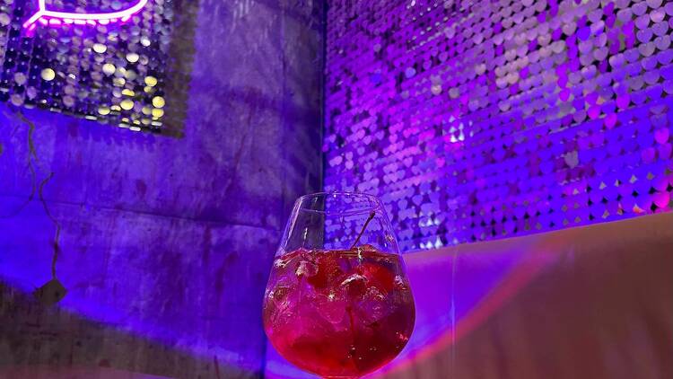 A 'Love Potion' cocktail at the DoubleTree Hilton.
