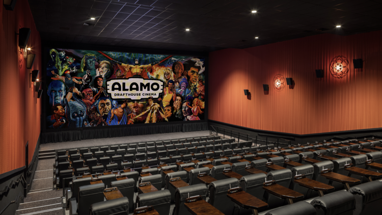 A movie auditorium.